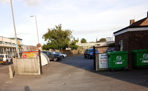Entrance to Car Park